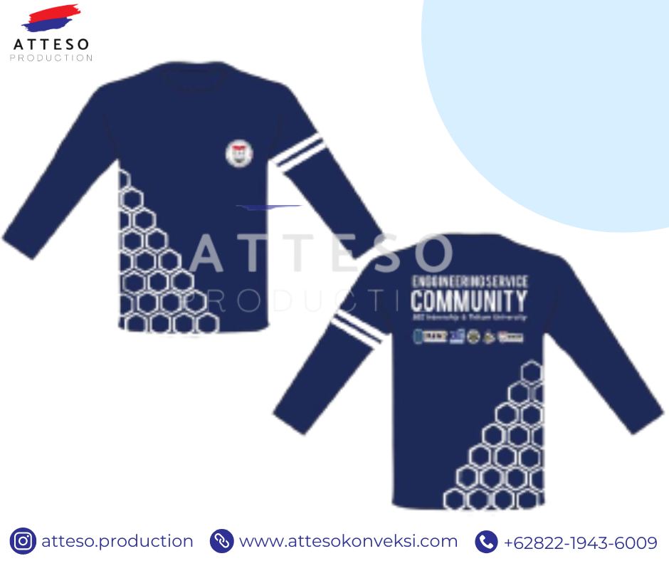 contoh desain kaos lengan panjang