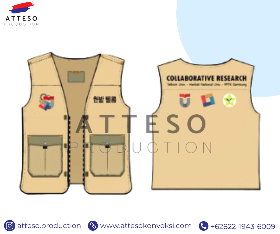 contoh desain rompi konveksi