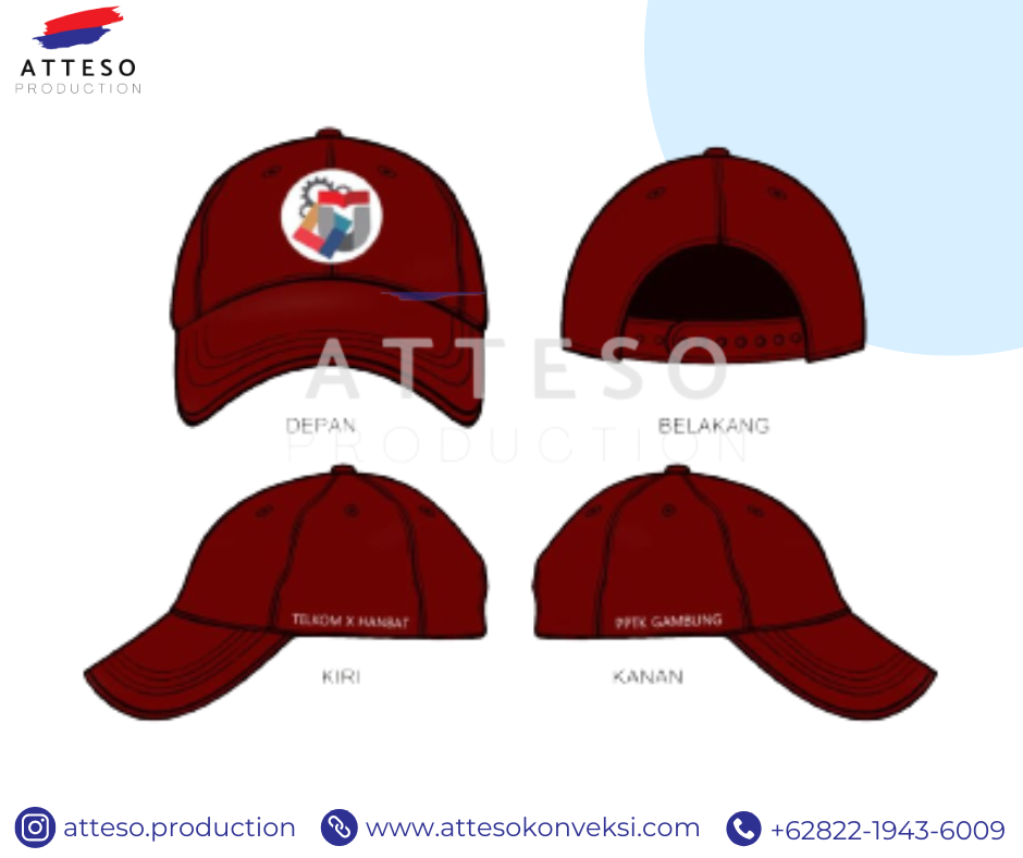 contoh desain topi komunitas