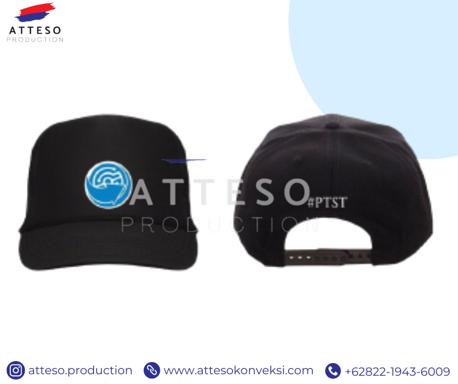 contoh desain topi kantor